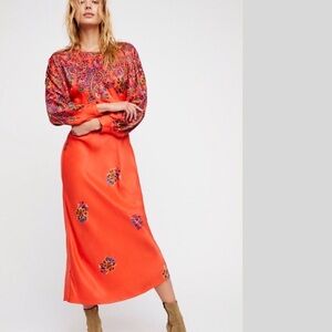 NWT Free People Clarity Midi Dress SIZE XS